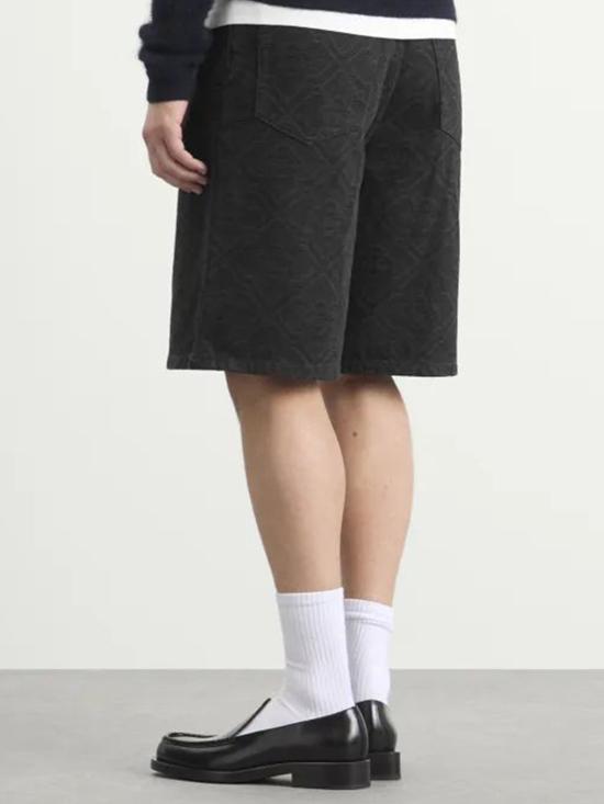 26SS 카사블랑카 스트레이트 팬츠 SP26TR397 01 BLACK - CASABLANCA