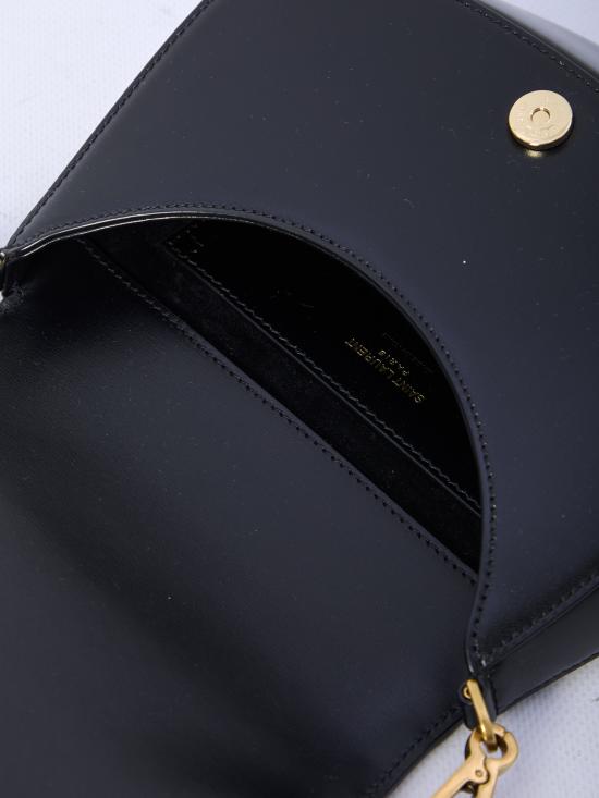 26SS 생로랑 볼테르 탑 핸들 백 8008460SX0W 1000 BLACK - SAINT LAURENT