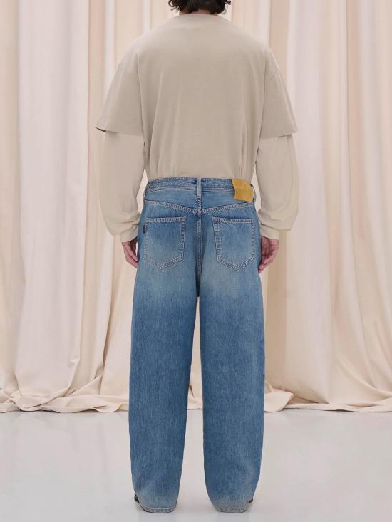 26SS 하이쿠레 스트레이트 팬츠 HEM03263DF127 L0922 BLUE - HAIKURE