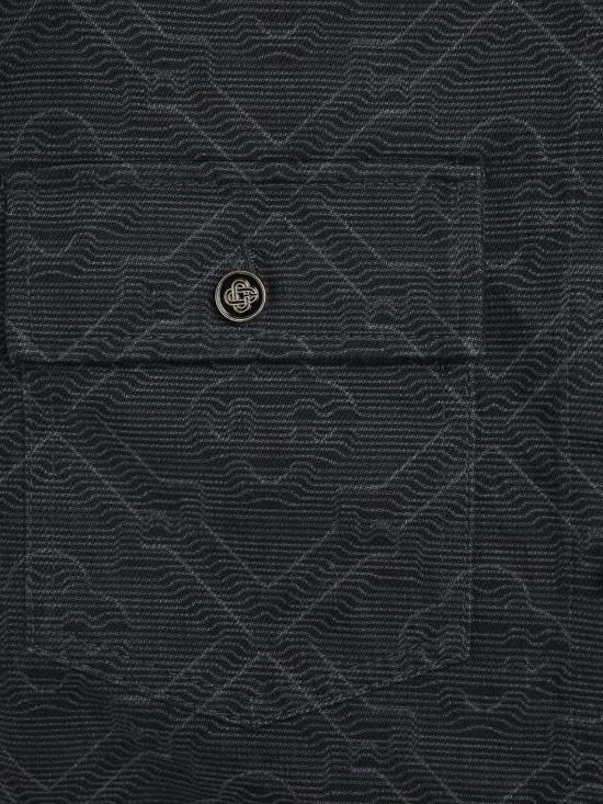 26SS 카사블랑카 긴팔 셔츠 SP26SH240 01 BLACK - CASABLANCA