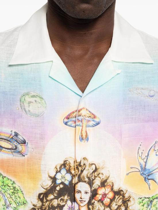 26SS 카사블랑카 긴팔 셔츠 SS26SH006 05 MULTICOLOR - CASABLANCA