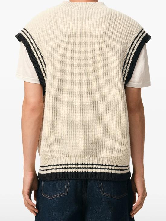 26SS 아미 스웨터 UKS865KN0161 136 CREAM - AMI