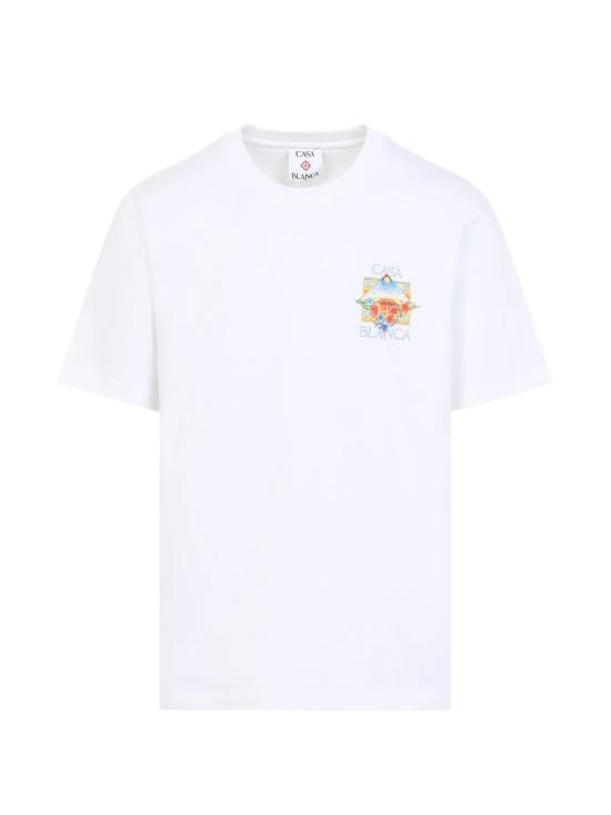 26SS 카사블랑카 반팔 티셔츠 SS26JTS001 13 WHITE