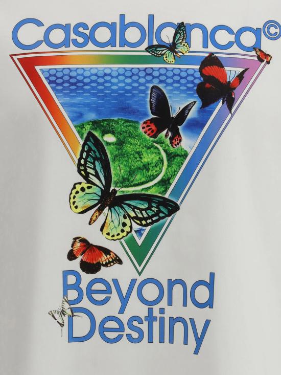 26SS 카사블랑카 반팔 티셔츠 SP26JTS001 16 WHITE - CASABLANCA