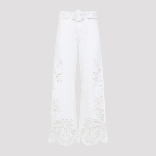 26SS 팜 리오 스트레이트 팬츠 349731 L0025 WHITE - FARM RIO