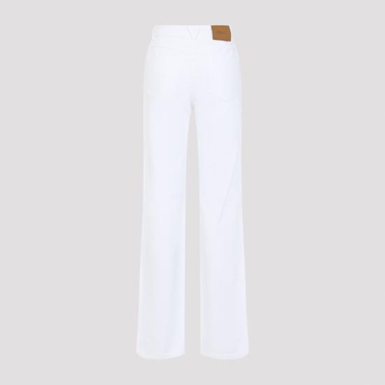 26SS 베르사체 스트레이트 팬츠 10137451A08570 1D110 WHITE - VERSACE