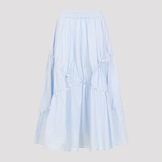 26SS 모스키노 롱 스커트 261E01060531 1293 BLUE - MOSCHINO