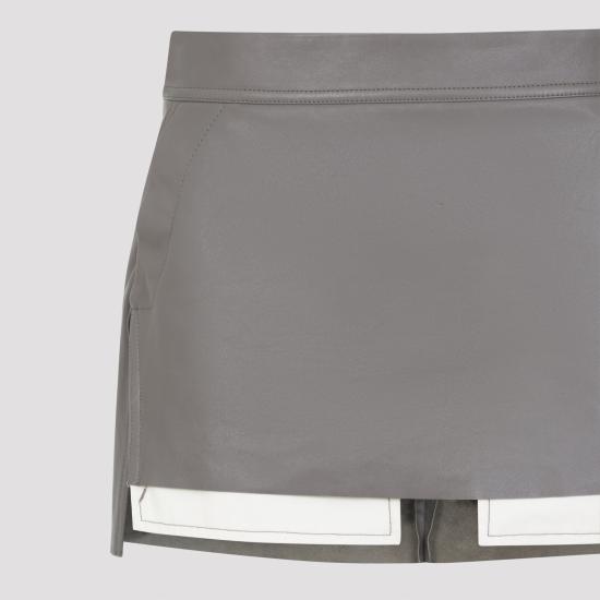 26SS 릭 오웬스 숏 스커트 RP01F6371LBY 34 BROWN - RICK OWENS