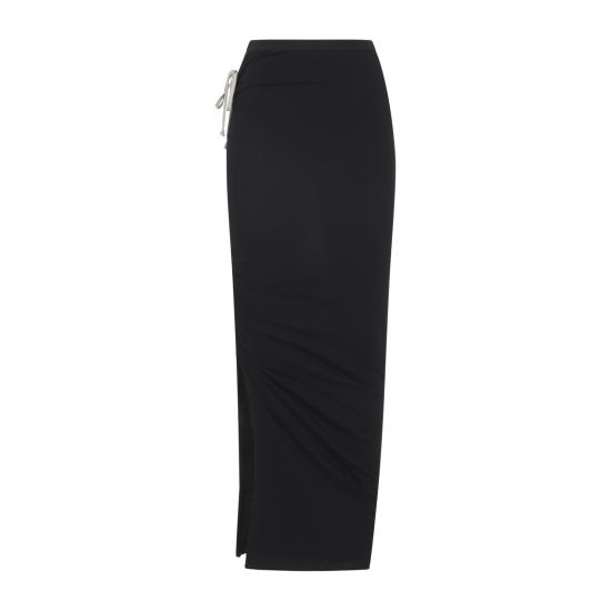 26SS 릭 오웬스 롱 스커트 RP01F6339JA 09 BLACK