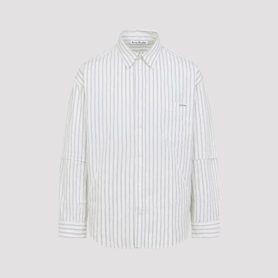 26SS 아크네 스튜디오 긴팔 셔츠 BB0670 CHD WHITE - ACNE STUDIOS