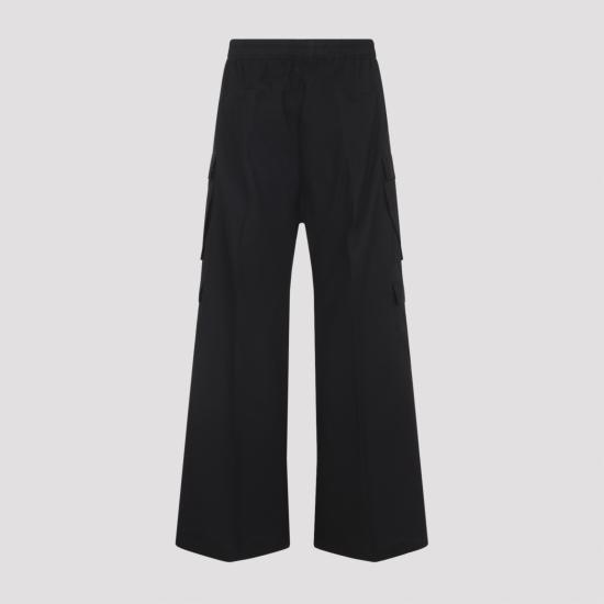 26SS 릭 오웬스 스트레이트 팬츠 RU01F2339P 09 BLACK - RICK OWENS