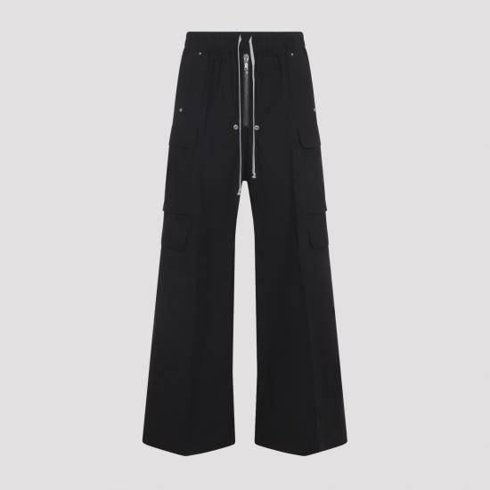 26SS 릭 오웬스 스트레이트 팬츠 RU01F2339P 09 BLACK - RICK OWENS