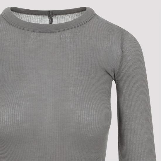 26SS 릭 오웬스 반팔 티셔츠 RP01F6209RC 34 BROWN - RICK OWENS