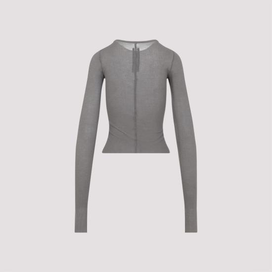 26SS 릭 오웬스 반팔 티셔츠 RP01F6209RC 34 BROWN - RICK OWENS