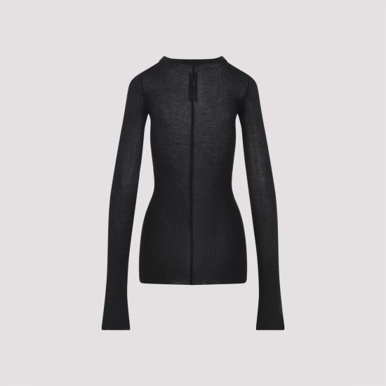 26SS 릭 오웬스 반팔 티셔츠 RP01F6202RC 09 BLACK - RICK OWENS