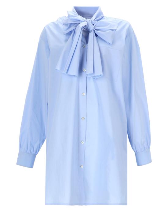 26SS 모스키노 미디 원피스 04020531 1293 AZURE