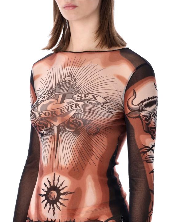 26SS 장 폴 고티에 반팔 티셔츠 TO456 M026P636000 MULTICOLOUR - JEAN PAUL GAULTIER