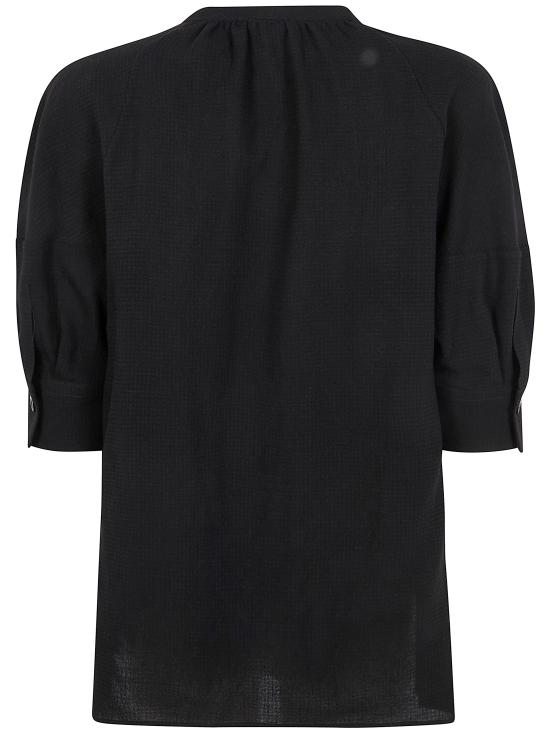 26SS 만투 반팔 티셔츠 AG1013G05 999 BLACK - MANTU