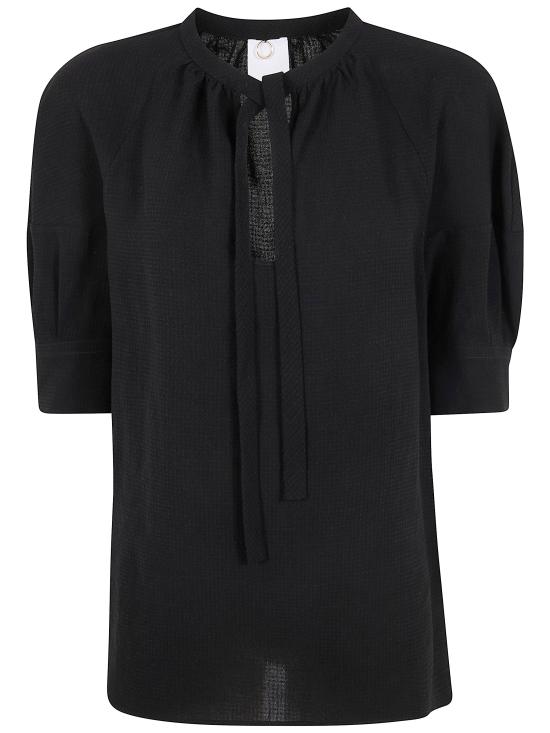 26SS 만투 반팔 티셔츠 AG1013G05 999 BLACK