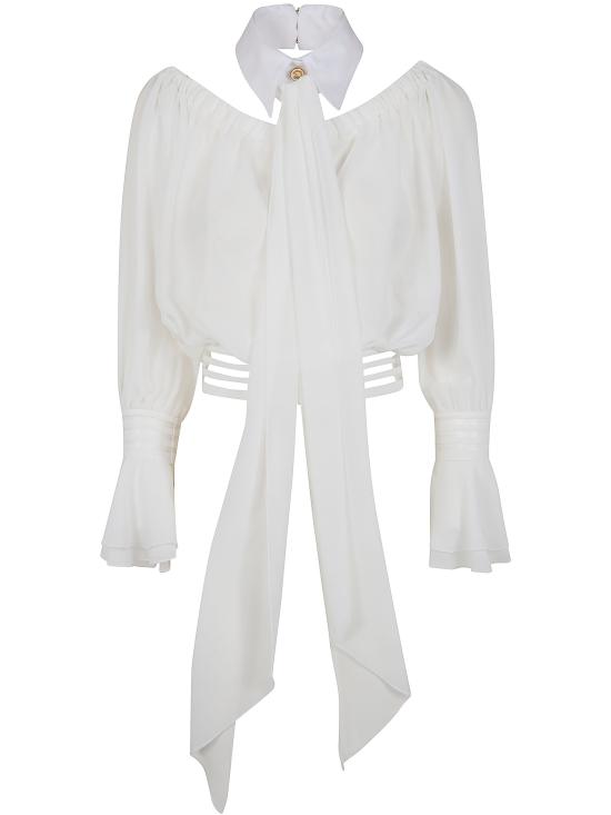 26SS 엘리자베타프랜치 셔츠 CA13561E2 X88 WHITE - ELISABETTA FRANCHI