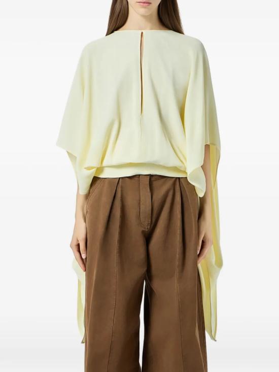 26SS 블루마린 반팔 티셔츠 P622C449A N0218 YELLOW ORANGE - BLUMARINE