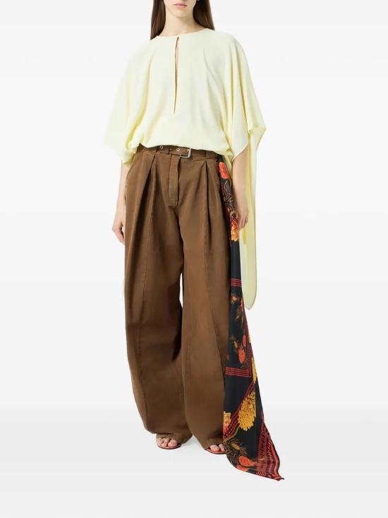 26SS 블루마린 반팔 티셔츠 P622C449A N0218 YELLOW ORANGE - BLUMARINE