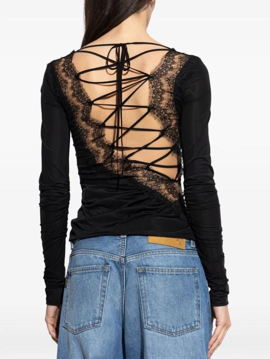 26SS 블루마린 반팔 티셔츠 P622C435A N0990 BLACK - BLUMARINE