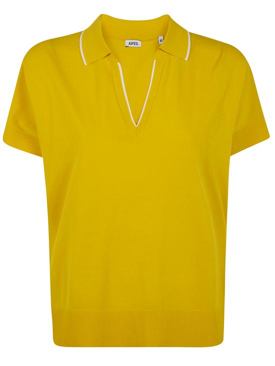 26SS 아스페시 반팔 티셔츠 32243371RC 01155 YELLOW ORANGE