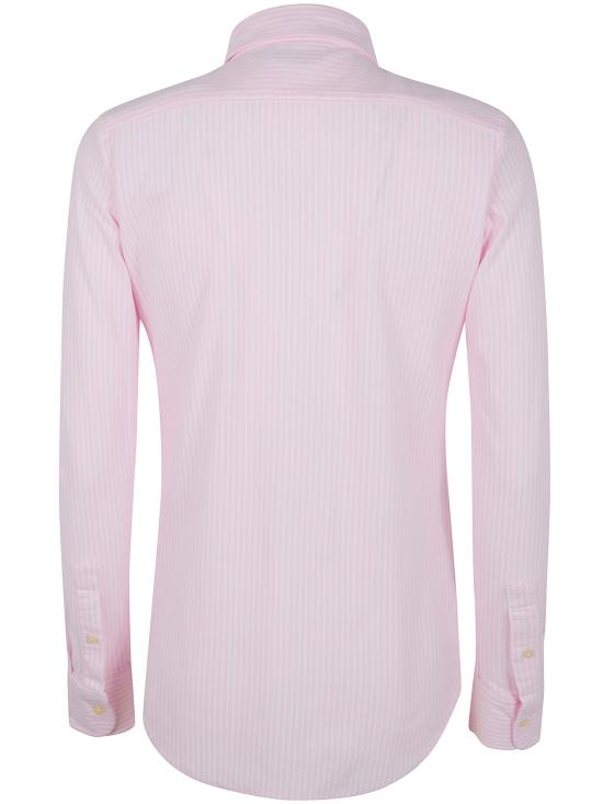 26SS 폴로 랄프로렌 스트라이프 옥스포드 셔츠 211664416098 001 PINK PURPLE - POLO RALPH LAUREN