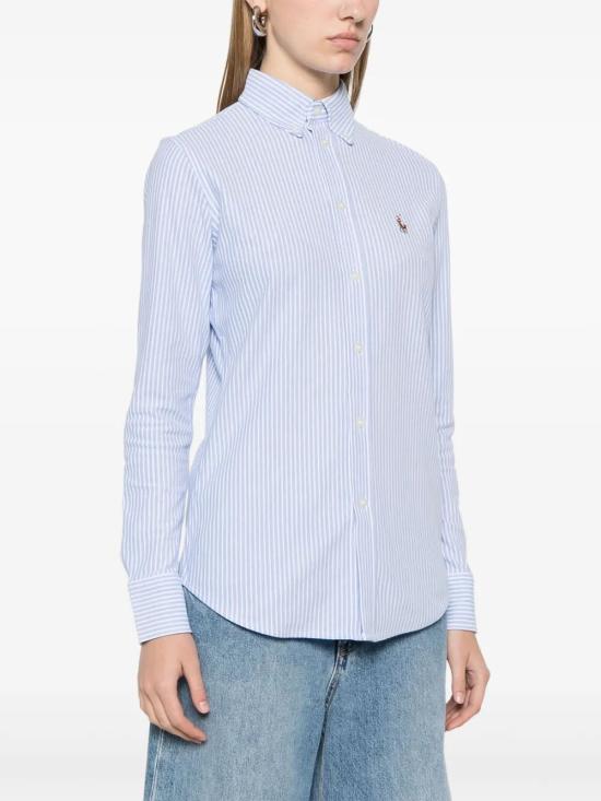26SS 폴로 랄프로렌 스트라이프 옥스포드 셔츠 211664416098 002 BLUE - POLO RALPH LAUREN