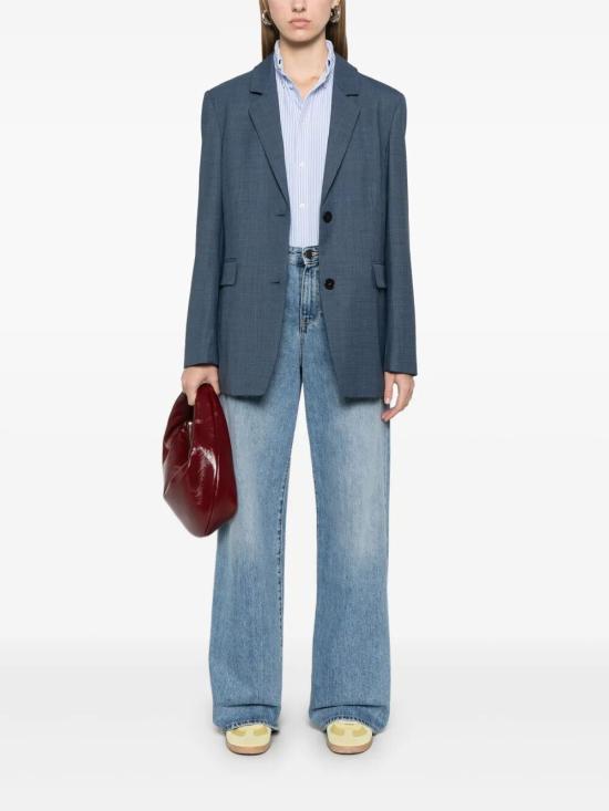 26SS 폴로 랄프로렌 스트라이프 옥스포드 셔츠 211664416098 002 BLUE - POLO RALPH LAUREN