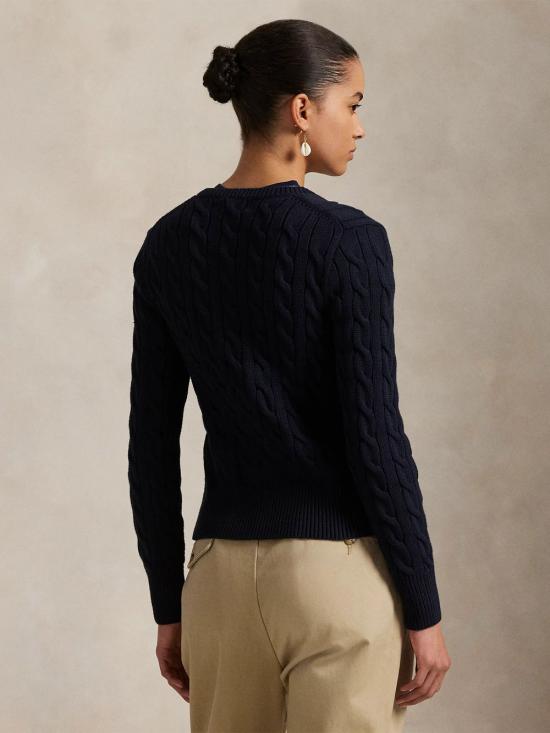 26SS 폴로 랄프로렌 폴로 자수 케이블 니트 가디건 211971868 008 BLUE - POLO RALPH LAUREN