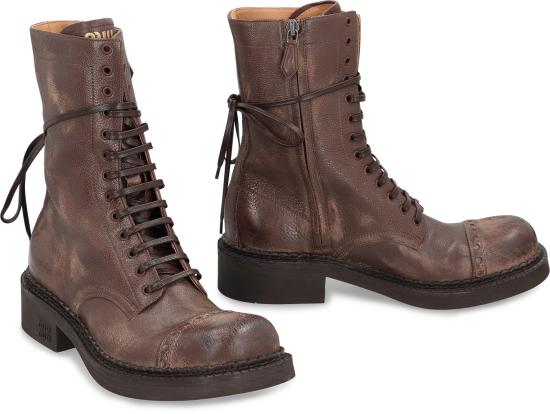 26SS 미우미우 부츠 5U316EFG0352KJ F0324 BROWN - MIU MIU