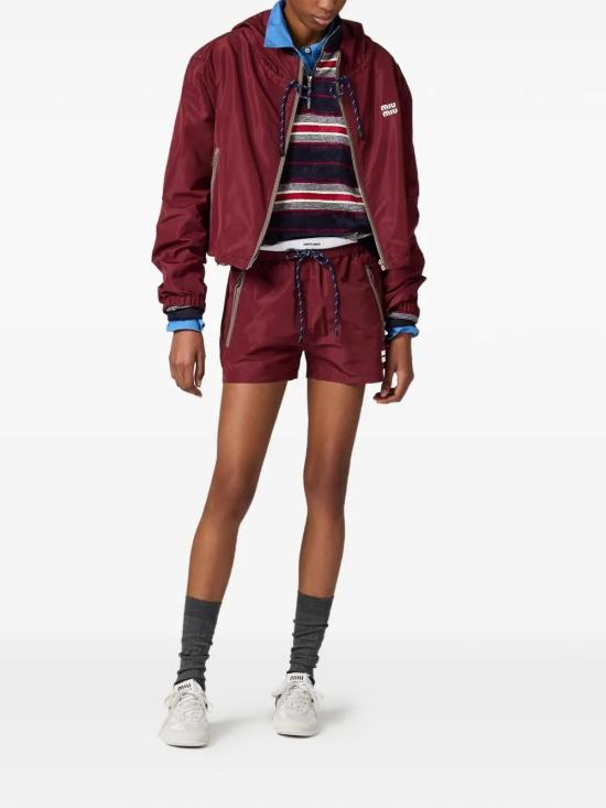 26SS 미우미우 스트레이트 팬츠 MP1809SOOO121I F0399 BURGUNDY - MIU MIU