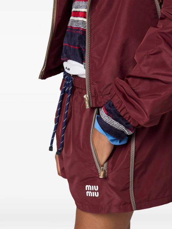 26SS 미우미우 스트레이트 팬츠 MP1809SOOO121I F0399 BURGUNDY - MIU MIU