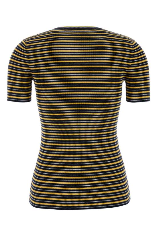 26SS 프라다 반팔 티셔츠 P24B3FSOOO19CI F0BD7 STRIPPED - PRADA