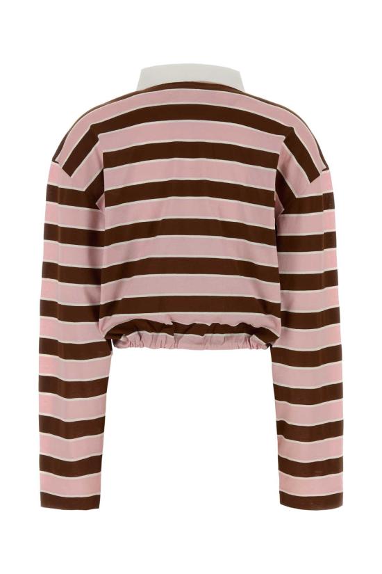 26SS 프라다 반팔 티셔츠 39661SOOO189P F05AB STRIPPED - PRADA