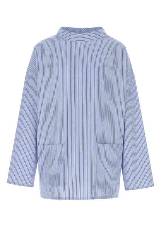 26SS 프라다 긴팔 셔츠 SC831SOOO1837 F0V8T STRIPPED