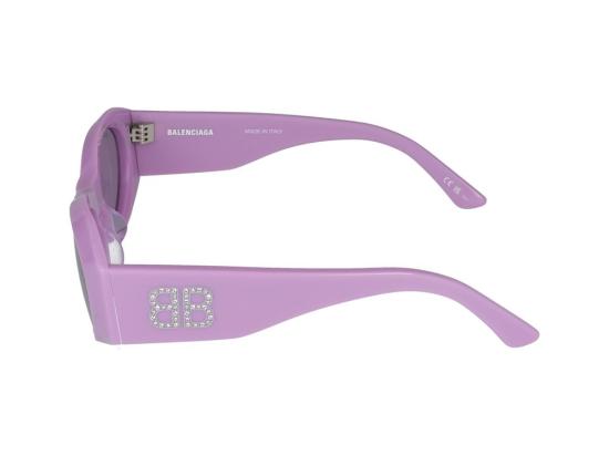  발렌시아가 선글라스 BB0396SK004 PURPLE - BALENCIAGA