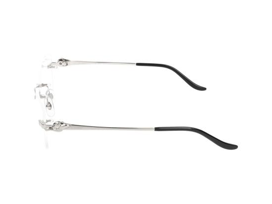  까르띠에 림리스 무테 안경 CT0522O002 SILVER - CARTIER