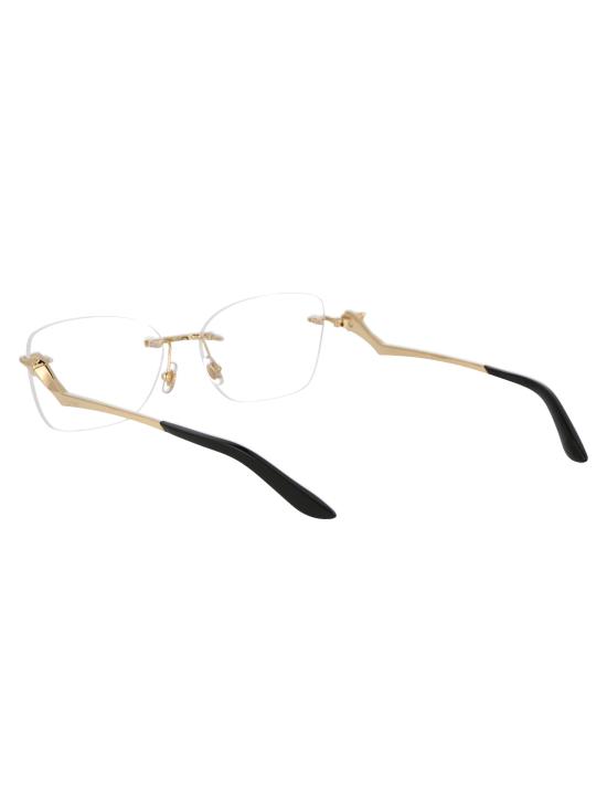  까르띠에 림리스 무테 안경 CT0120O001 GOLD - CARTIER