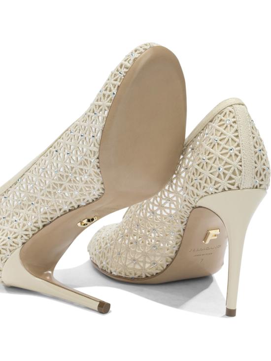 26SS 살바토레 페라가모 힐/펌프스 0789978 WHITE - SALVATORE FERRAGAMO