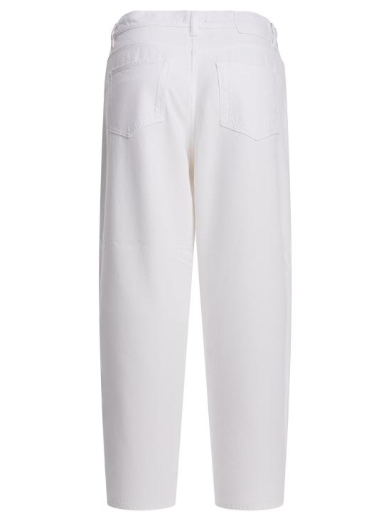 26SS 핑코 스트레이트 팬츠 103857A3E1Z04 WHITE - PINKO