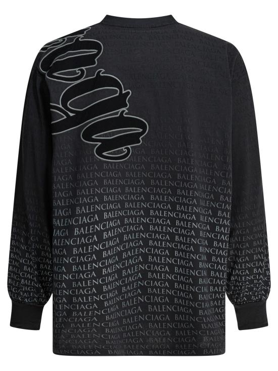 26SS 발렌시아가 반팔 티셔츠 850404TTVN96552 BLACK - BALENCIAGA