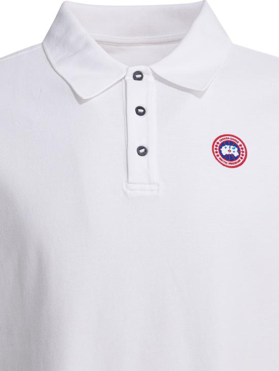 26SS 캐나다구스 반팔 티셔츠 BECKLEYPOLO1600M9025 WHITE - CANADA GOOSE