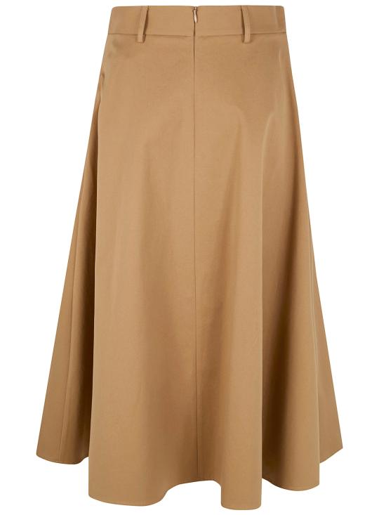 26SS 세미쿠튀르 롱 스커트 Y6SO56 CAMEL BROWN - SEMI-COUTURE