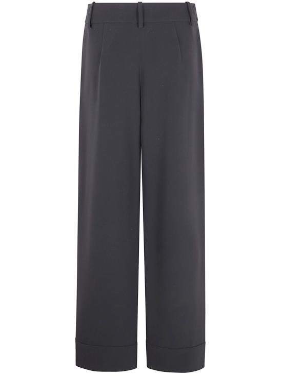 26SS 조르지오 아르마니 스트레이트 팬츠 GW002497TE10071 UC001 BLACK - GIORGIO ARMANI