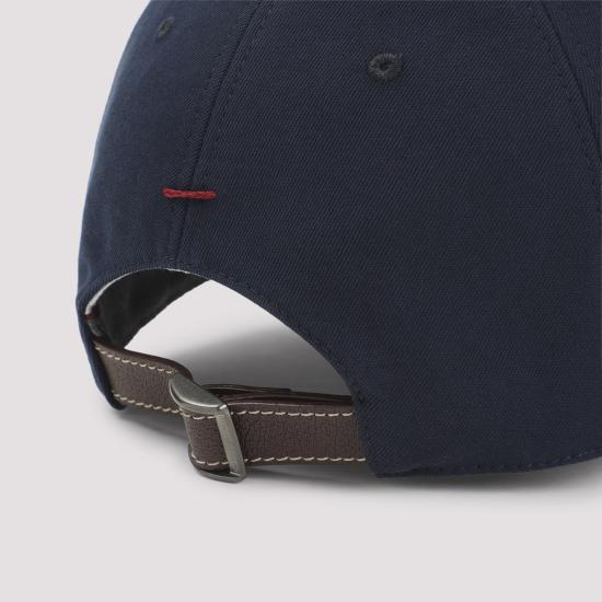 26SS 브루넬로 쿠치넬리 로고 자수 베이스볼 캡 M252D9850 CKL84 BLUE - BRUNELLO CUCINELLI