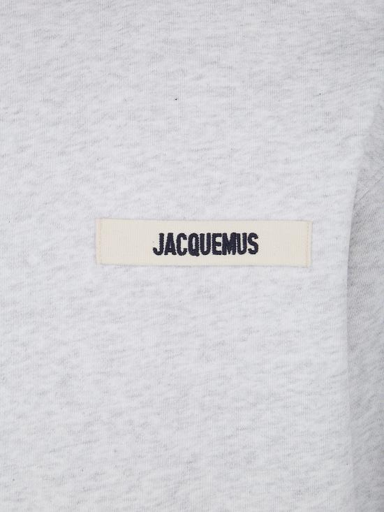 26SS 자크뮈스 후드 티셔츠 25EHOM00247AJ00126098 950 GREY - JACQUEMUS