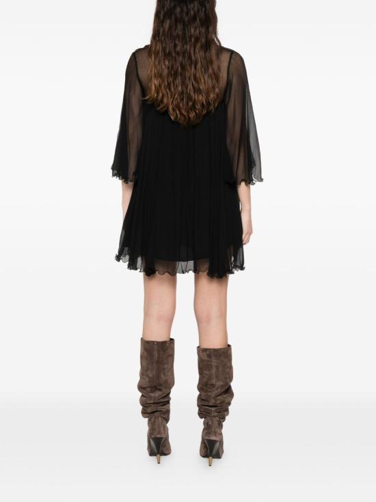 26SS 끌로에 미디 원피스 CH26SRO87001001 BLACK - CHLOE